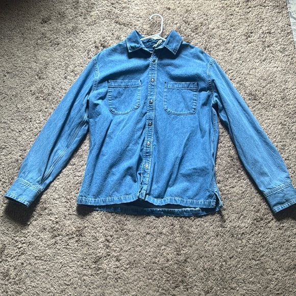 NWOT MNG (Mango) Denim Shirt - Picture 3 of 5